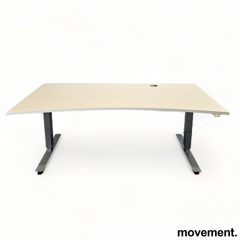 Solgt!Skrivebord med magebue, elektrisk - 1 / 3