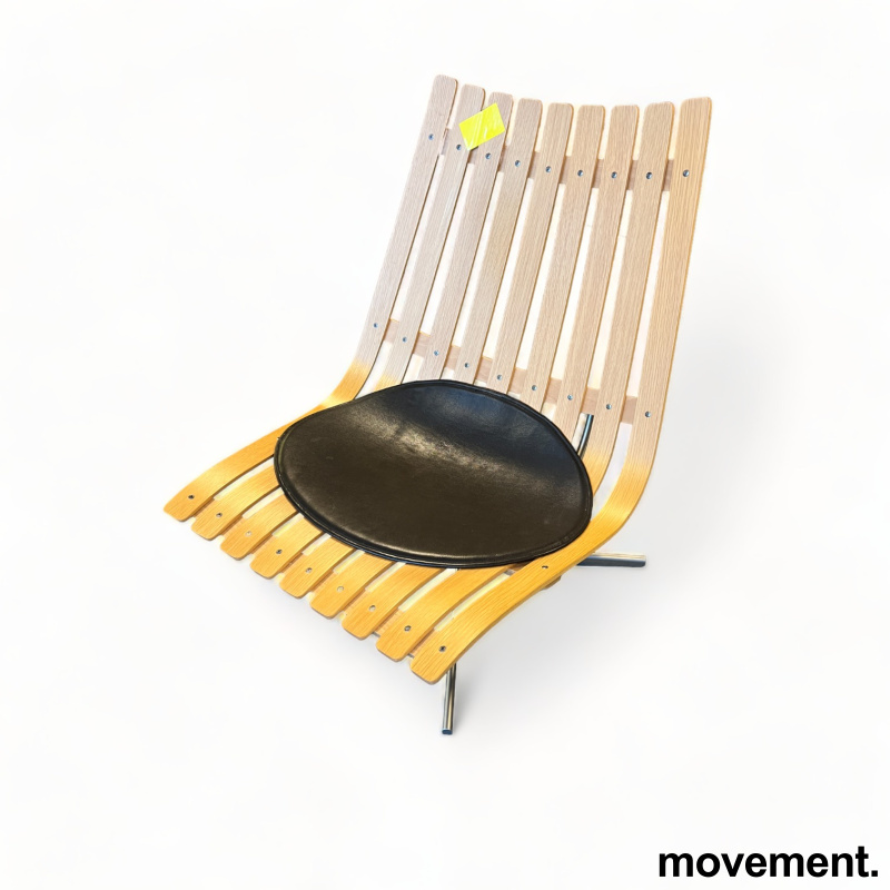 Solgt!Scandia Nett Swivel loungestol / - 1 / 2