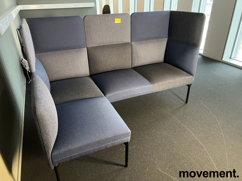 Solgt!Hjørnesofa / lounge i blåtoner fra - 2 / 2