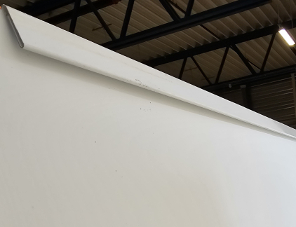 Whiteboard i gult glass fra Lintex,