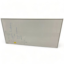 Whiteboard-tavle, vegghengt modell, 200x100cm, pent brukt