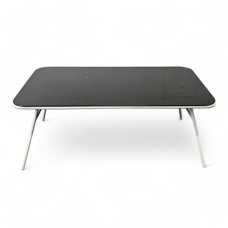 Loungebord / hagebord i sort glass