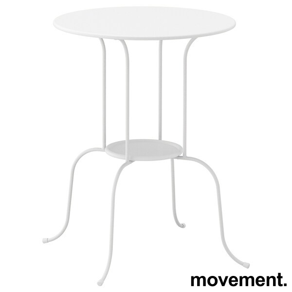Bord i hvitt metall fra Ikea,