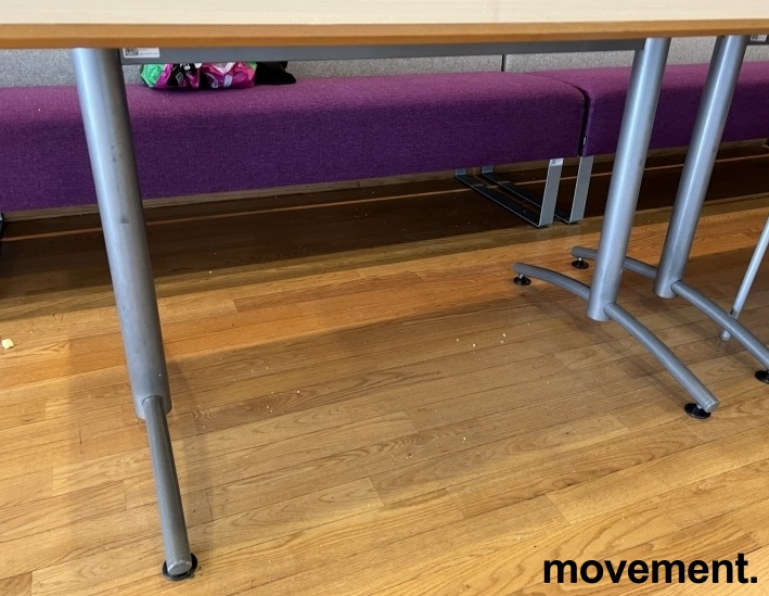 Solgt!Kantinebord i bjerk laminat / grått - 2 / 3