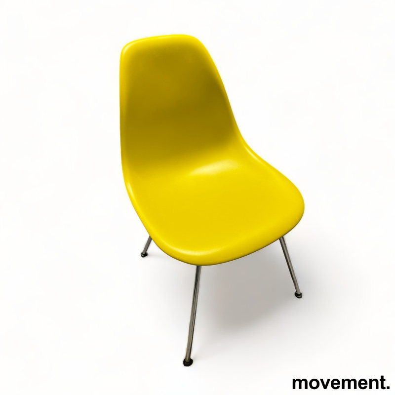 Solgt!Vitra DSX besøksstol i sennepsgul /