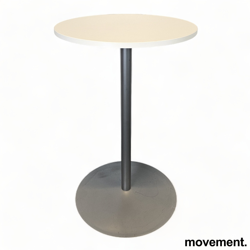 Solgt!Rundt møtebord i lys grå / grå, - 1 / 3