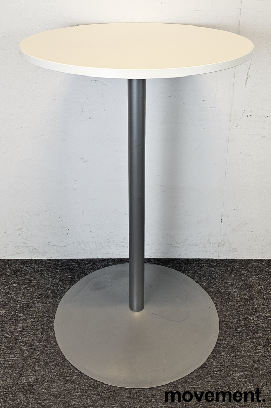 Solgt!Rundt møtebord i lys grå / grå, - 2 / 3