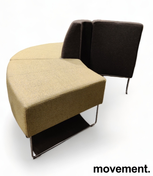 Solgt!Pivot sofa utv bue fra VAD, trukket - 3 / 7