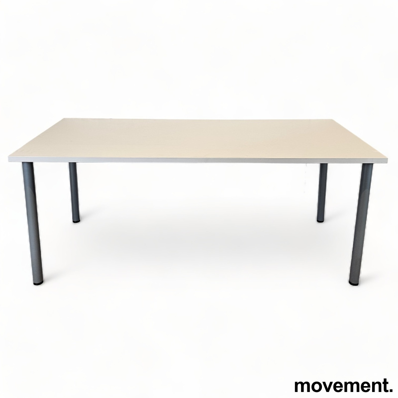 Solgt!Arbeidsbord / pakkebord i hvitt / - 1 / 3
