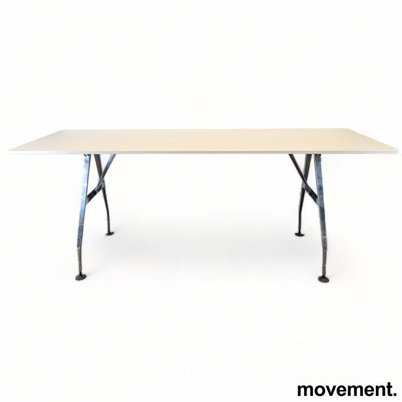 Solgt!Ståbord / mingelbord i hvit/Krom - 1 / 2