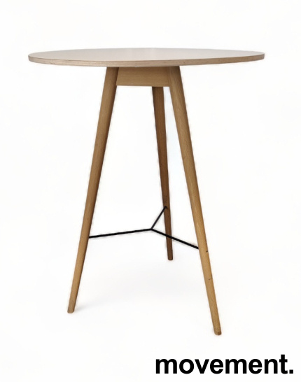 Solgt!Barbord / ståbord i hvit laminat, - 1 / 3