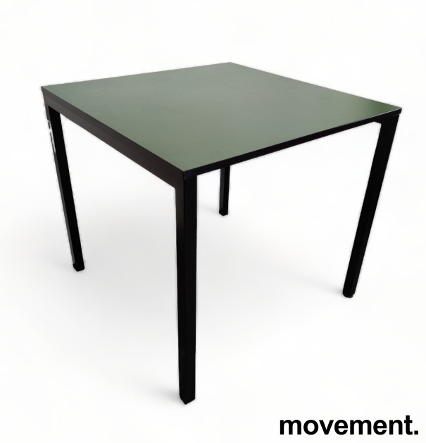 Solgt!Møtebord grønn laminat / sort fra - 1 / 3