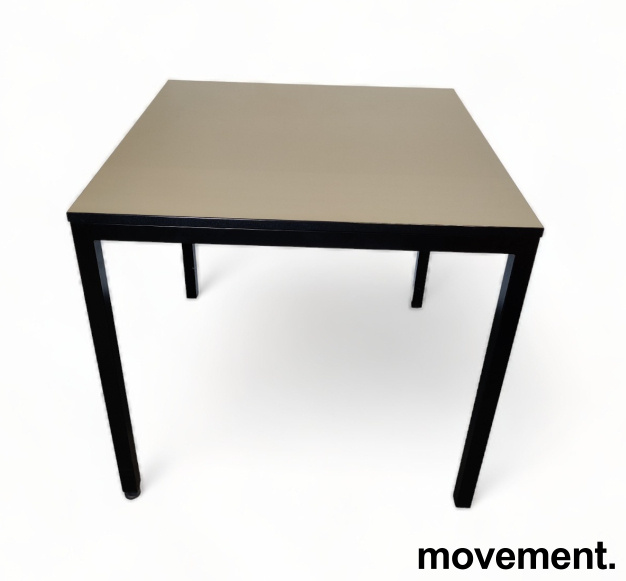 Solgt!Møtebord varmgrå laminat / sort fra - 2 / 3
