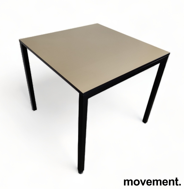 Solgt!Møtebord varmgrå laminat / sort fra - 1 / 3