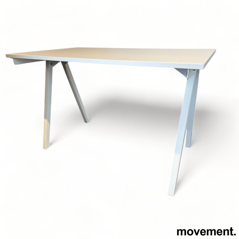Solgt!IKEA Trotten skrivebord i hvitt, - 2 / 2