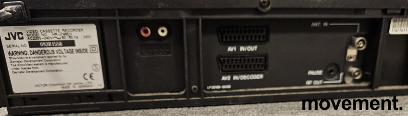 Solgt!JVC VHS-spiller, HR-J748, SCART, - 3 / 3