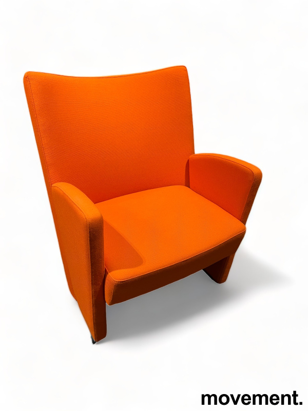Solgt!Loungestol i orange fra EFG, modell - 1 / 2
