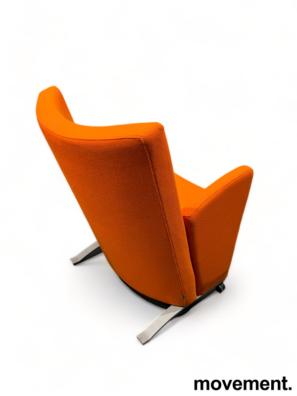 Solgt!Loungestol i orange fra EFG, modell - 2 / 2