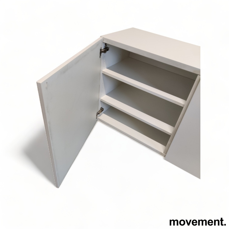 Solgt!Ikea Bestå skap med dører i hvit - 3 / 4