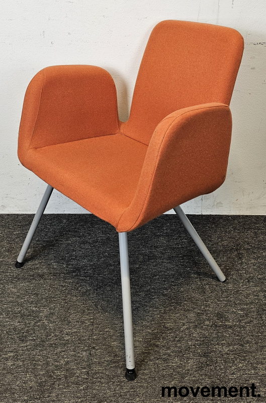 Solgt!IKEA Patrik konferansestol i orange - 2 / 4