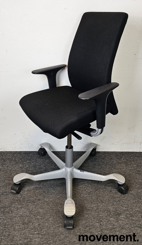 Solgt!HÅG Creed 6006 kontorstol i sort - 2 / 5