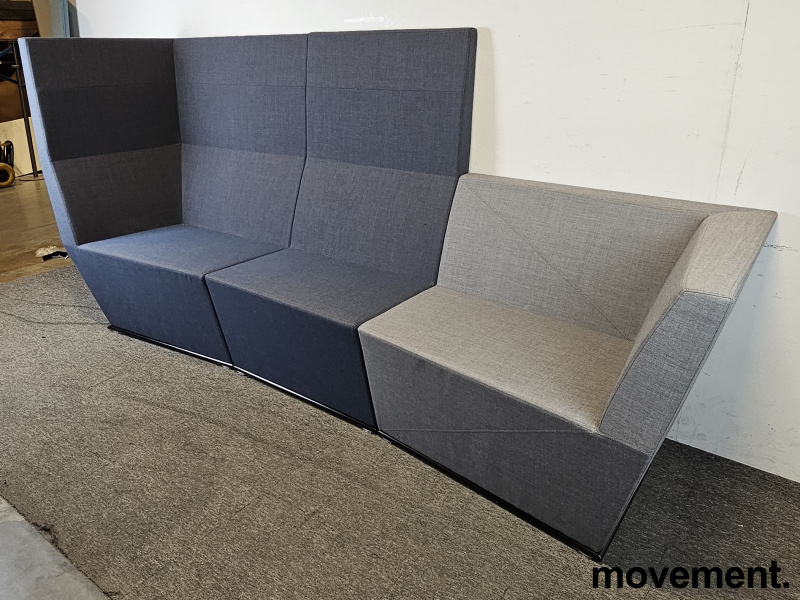 Lammhults 3-seter alkovesofa, Model - 3 / 3