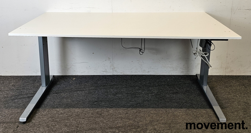 Solgt!Skrivebord med elektrisk hevsenk, - 1 / 2