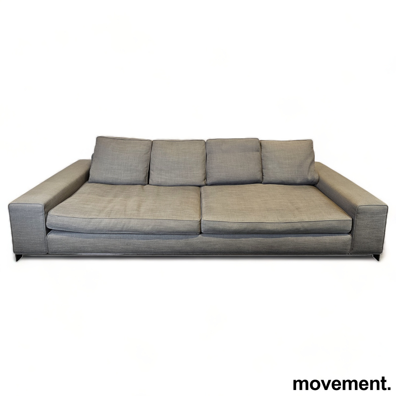 Minotti 4-seter designsofa i grått - 1 / 2