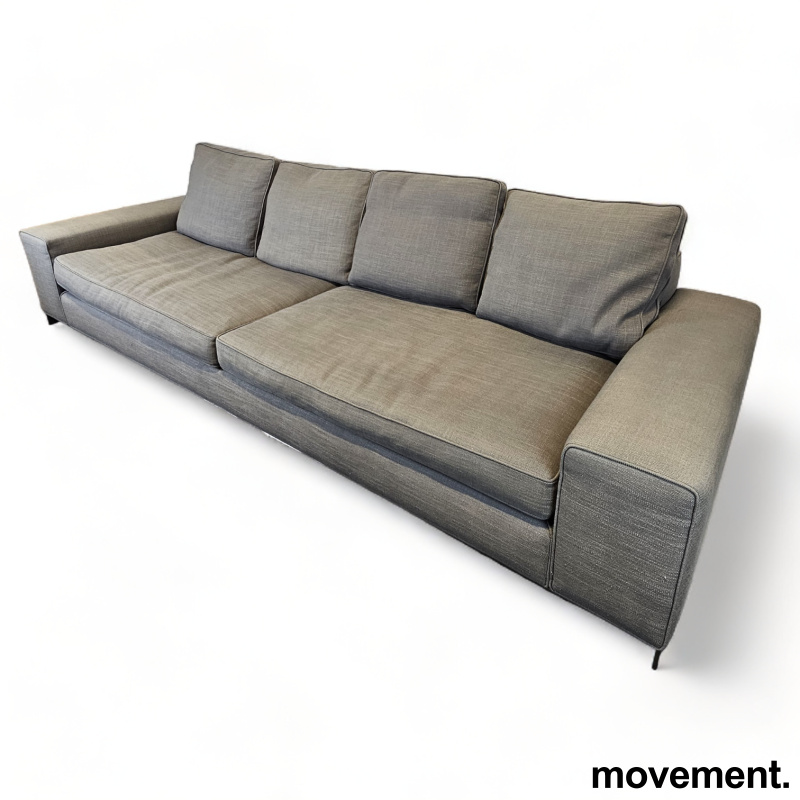 Minotti 4-seter designsofa i grått - 2 / 2