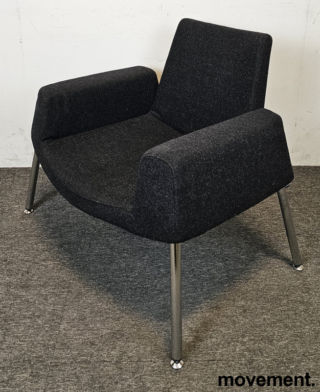 Solgt!Loungestol / lenestol i grått - 2 / 4