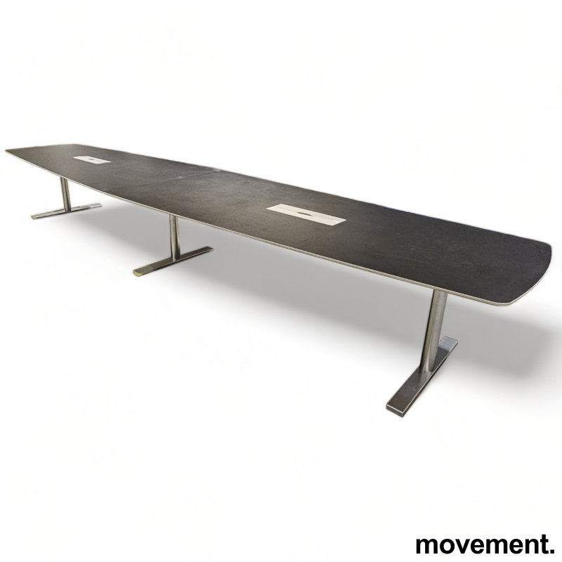 Solgt!Møtebord 506x120cm i sort fra Duba - 2 / 2