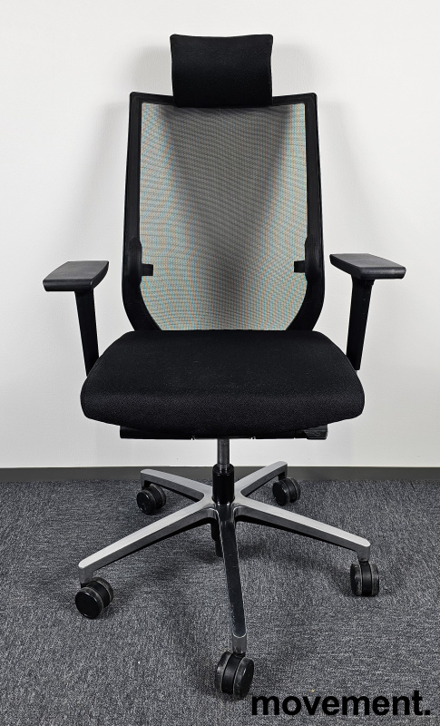 Solgt!Kontorstol fra Forma5 i sort / sort - 4 / 5