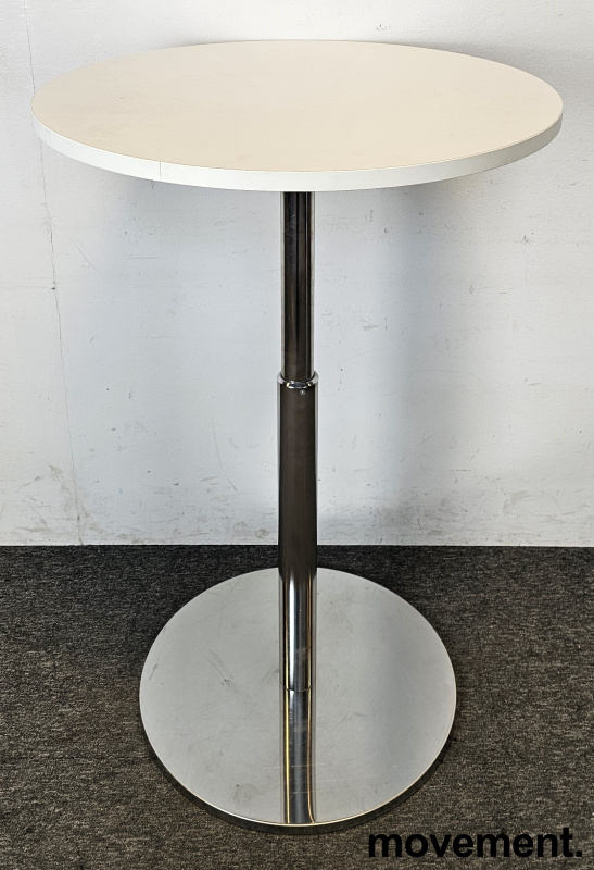 Solgt!Rundt bord, Ø=70cm, justerbar høyde - 2 / 2