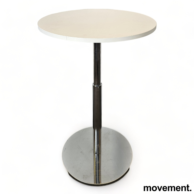Solgt!Rundt bord, Ø=70cm, justerbar høyde - 1 / 2