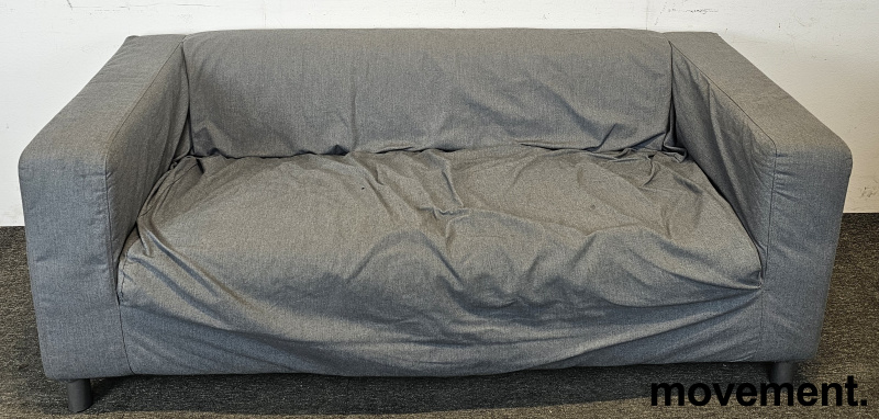 Solgt!IKEA Klippan 2-seter sofa med grått - 1 / 2