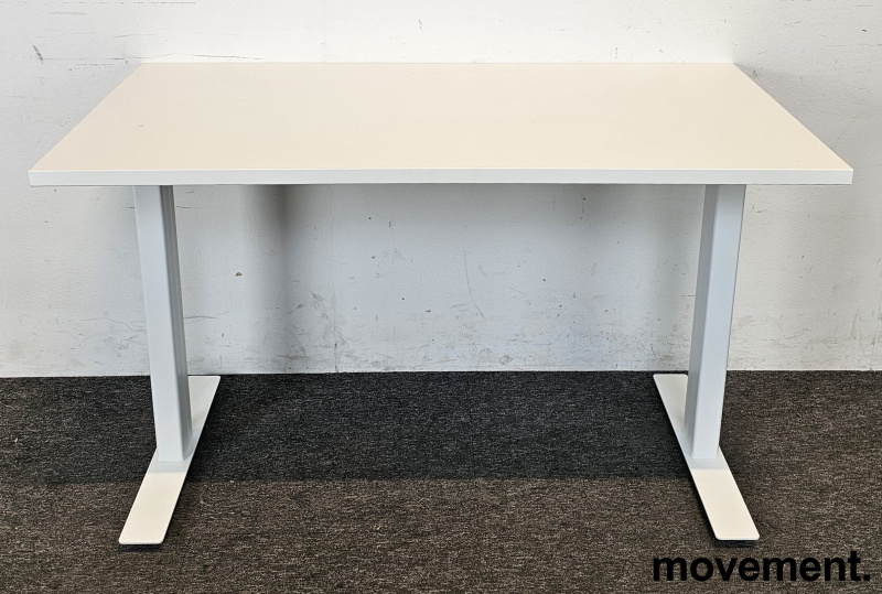 Solgt!IKEA Trotten skrivebord i hvitt, - 2 / 3