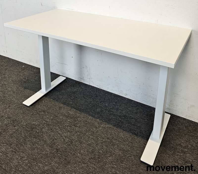 Solgt!IKEA Trotten skrivebord i hvitt, - 3 / 3