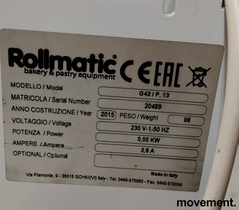 Solgt!Brødskjæremaskin: Rollmatic - 3 / 3