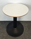 Rundt bord i hvit / sort, Ø=60cm, - 3 / 3