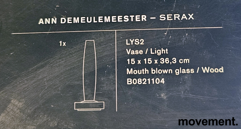 Oppladbar bordlampe LED med vase - 3 / 3