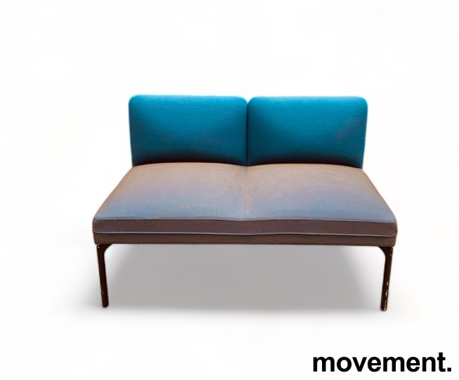 2-seter sofa / lounge mørk blågrå /