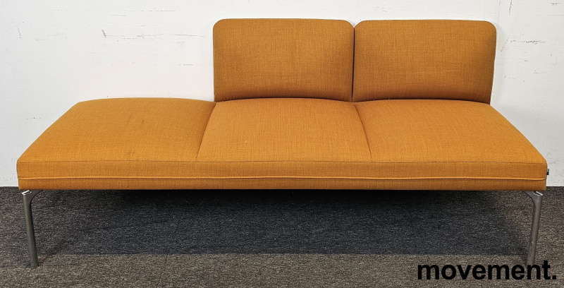 3-seter sofa / lounge i orange / - 2 / 3