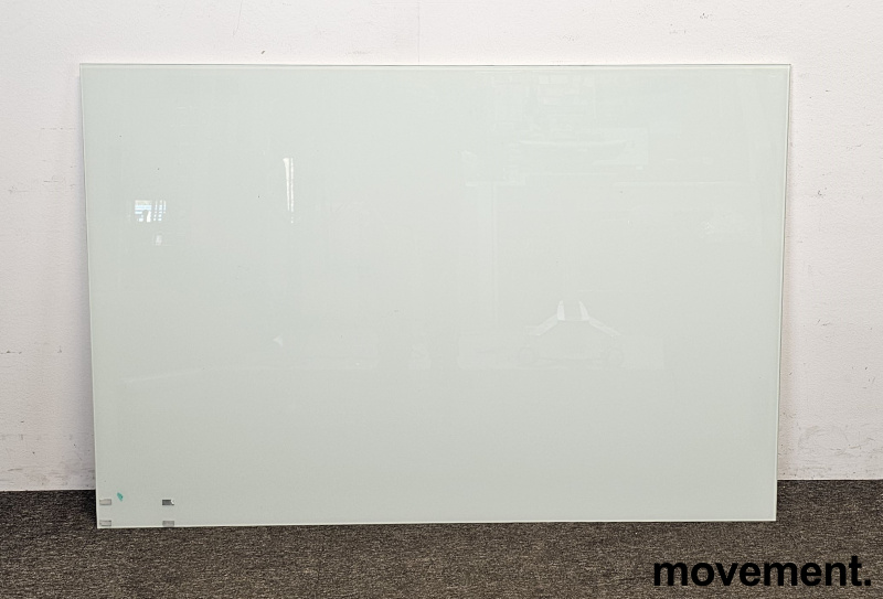 Solgt!Vegghengt whiteboard i glass, - 2 / 3
