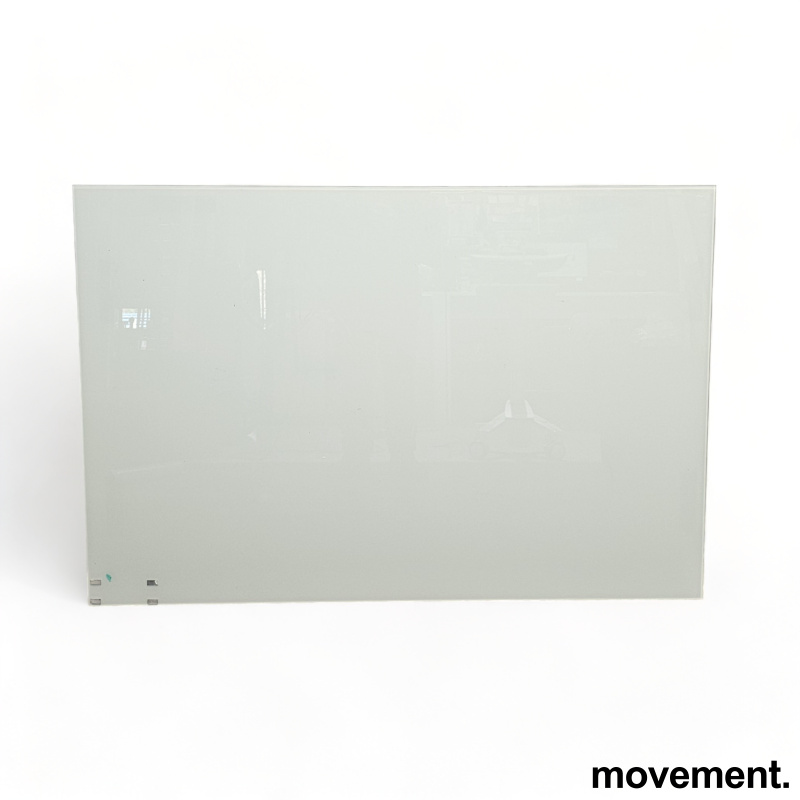 Solgt!Vegghengt whiteboard i glass, - 1 / 3