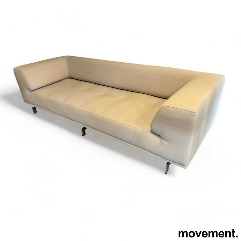 3-seter sofa i beige stoff fra Erik - 2 / 2