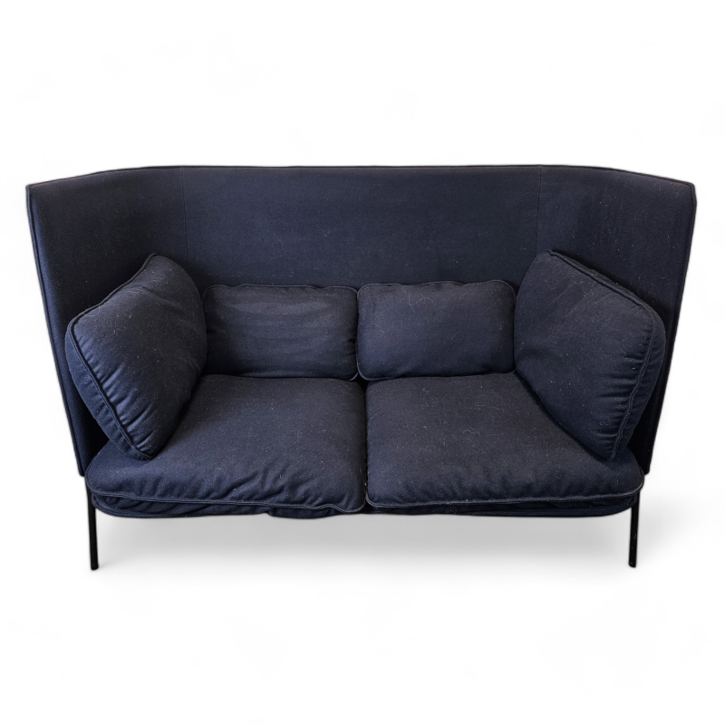 2-seter alkovesofa / lounge i blått