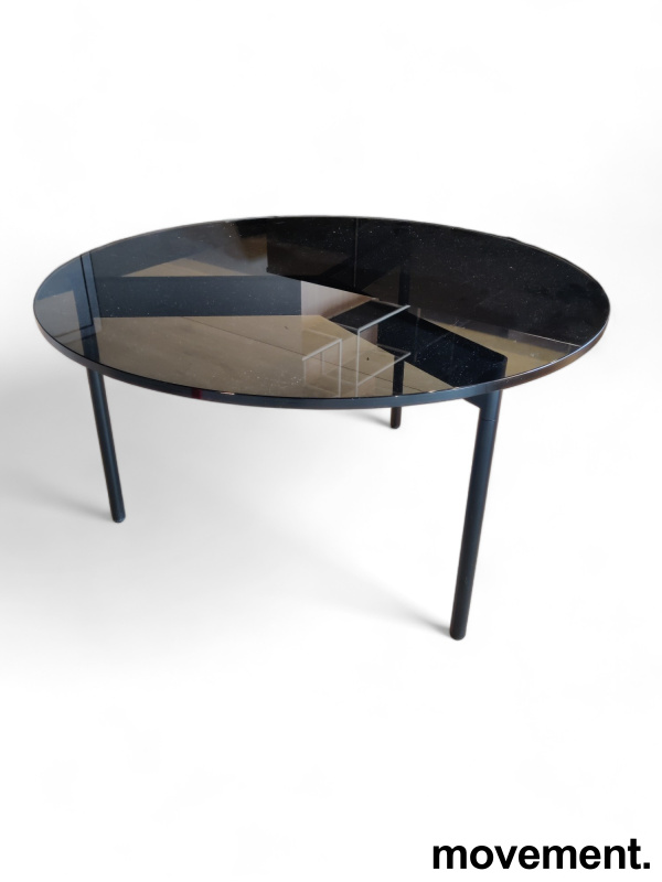 Solgt!Loungebord i røkt glass/ sort fra - 3 / 3