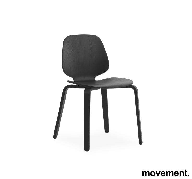 Stk. 49 Konferansestol i Black / sort fra Normann Copenhagen, modell My Chair, / UBRUKT Normann Copenhagen 2.