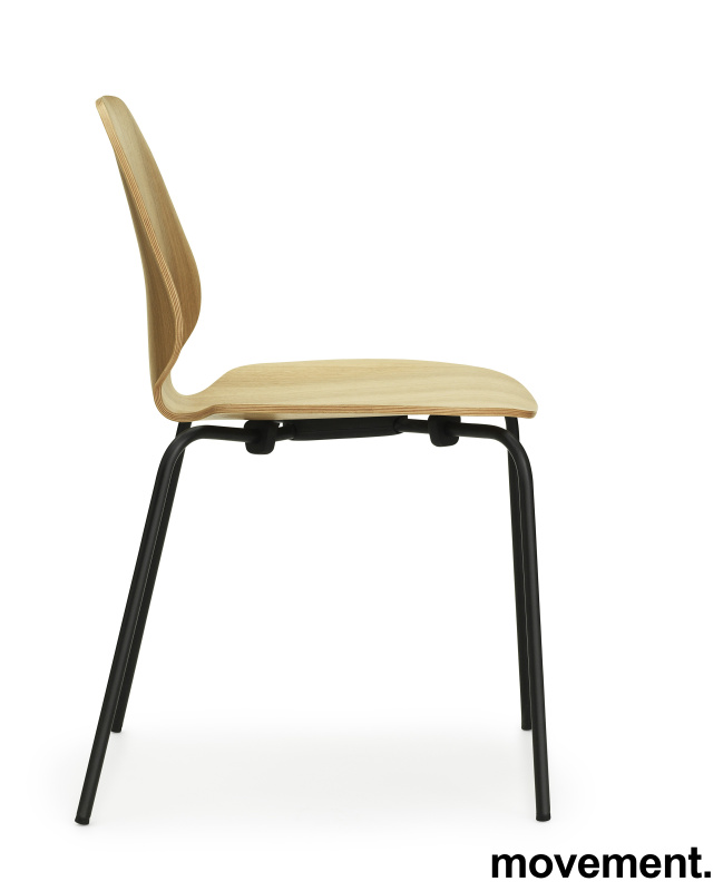 Konferansestol i Oak / Black (eik / - 3 / 5