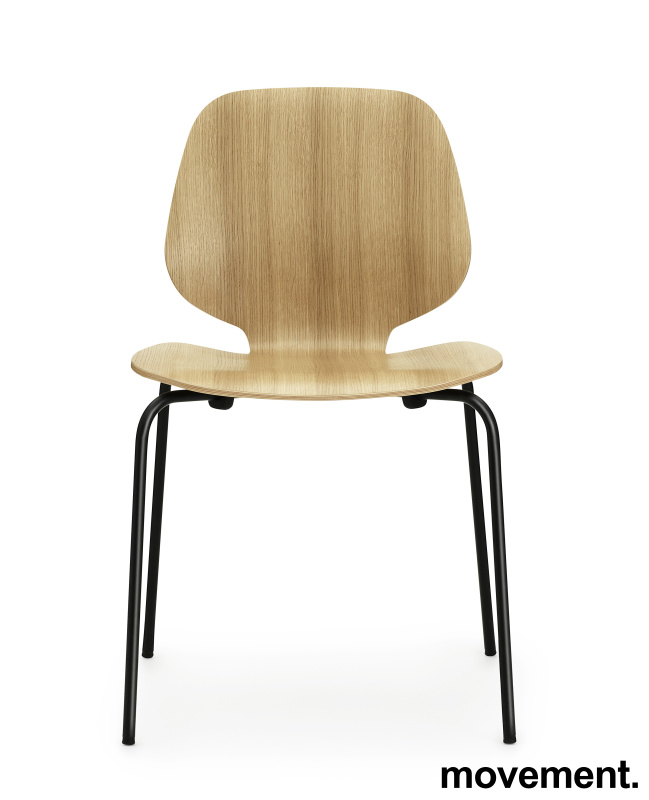 Konferansestol i Oak / Black (eik / - 2 / 5